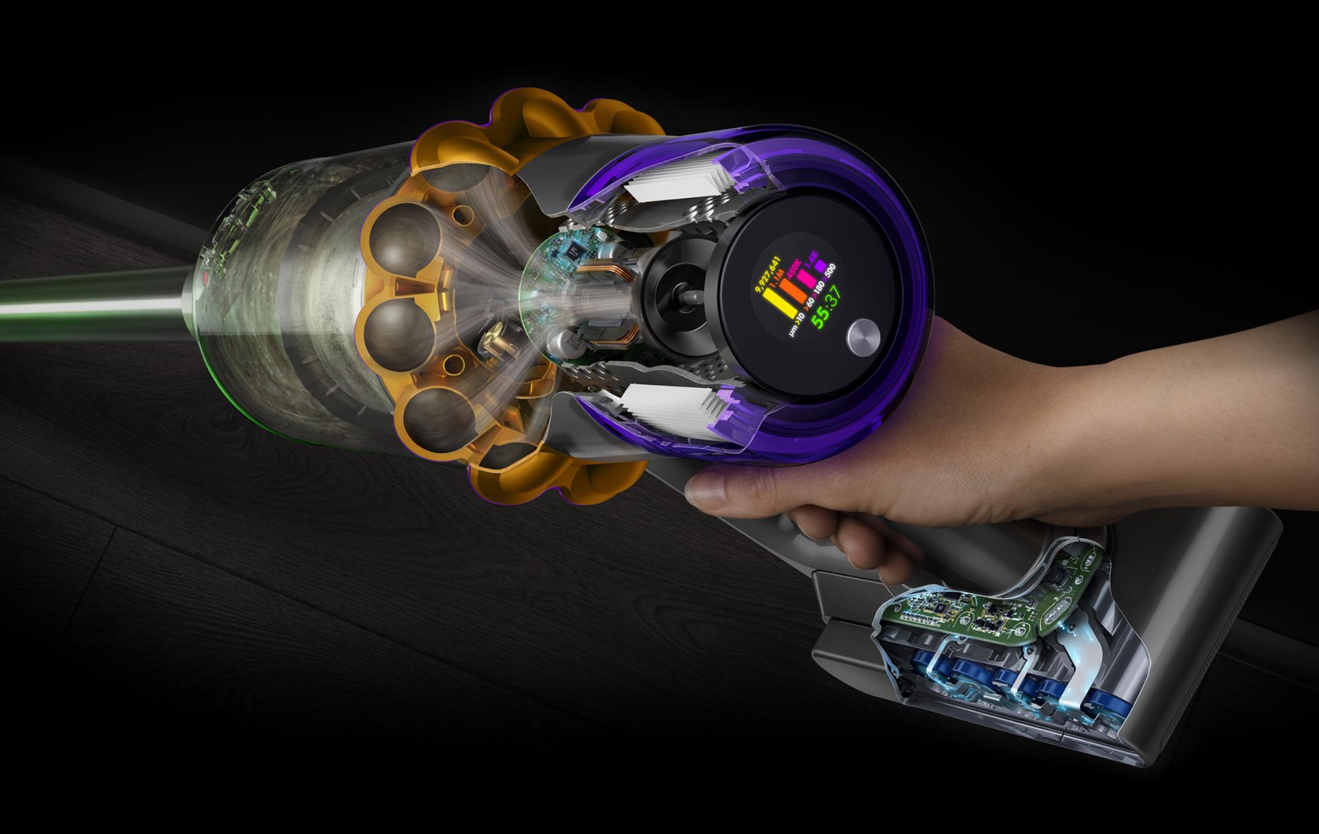 Cutaway of the Dyson Hyperdymium motor