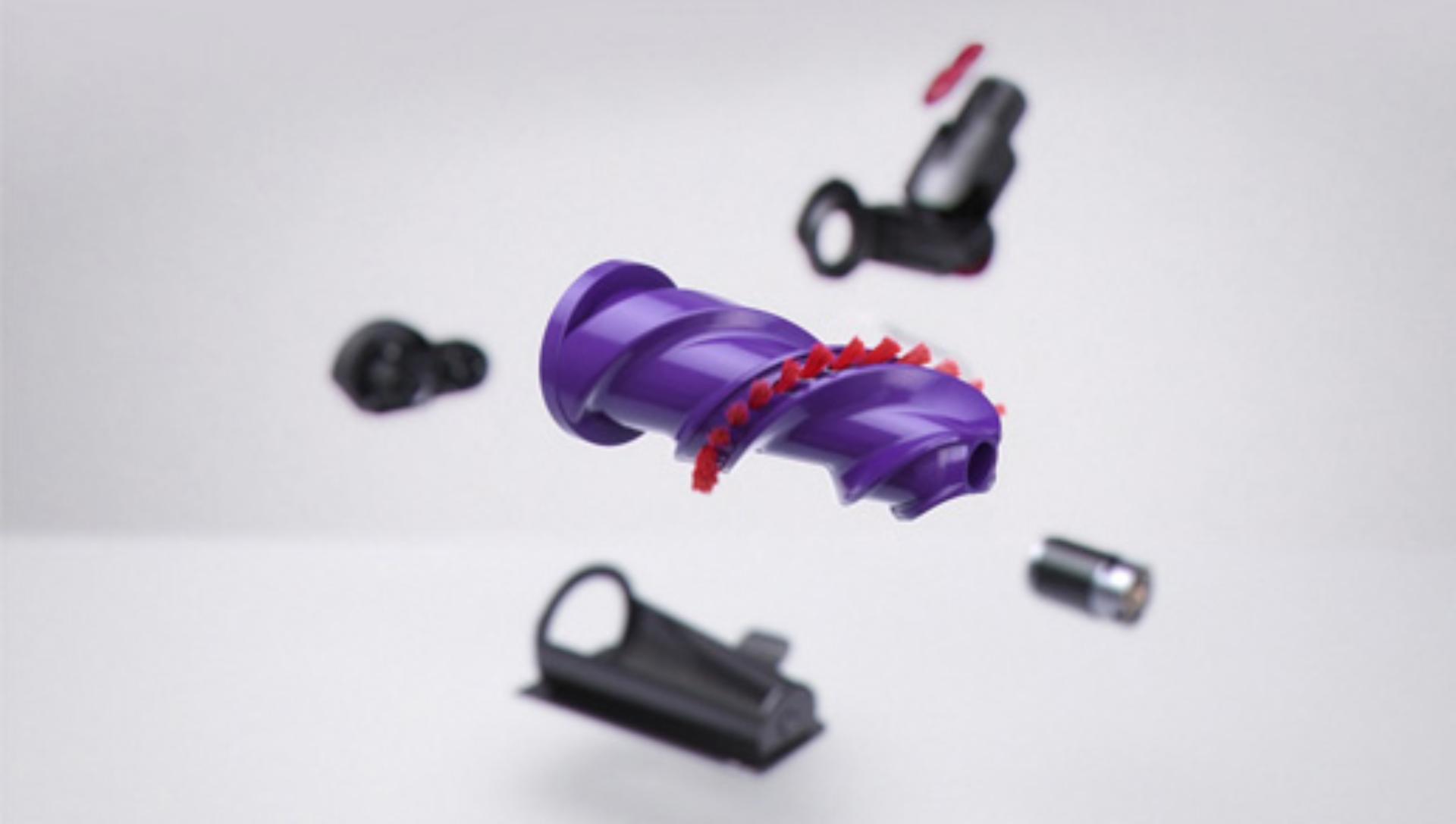 Motorised brush bar inside the Dyson Motorbar cleaner head