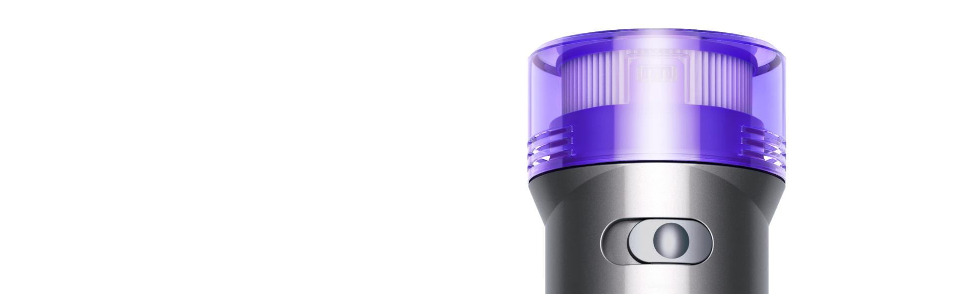 Dyson V8 vacuum's power switch