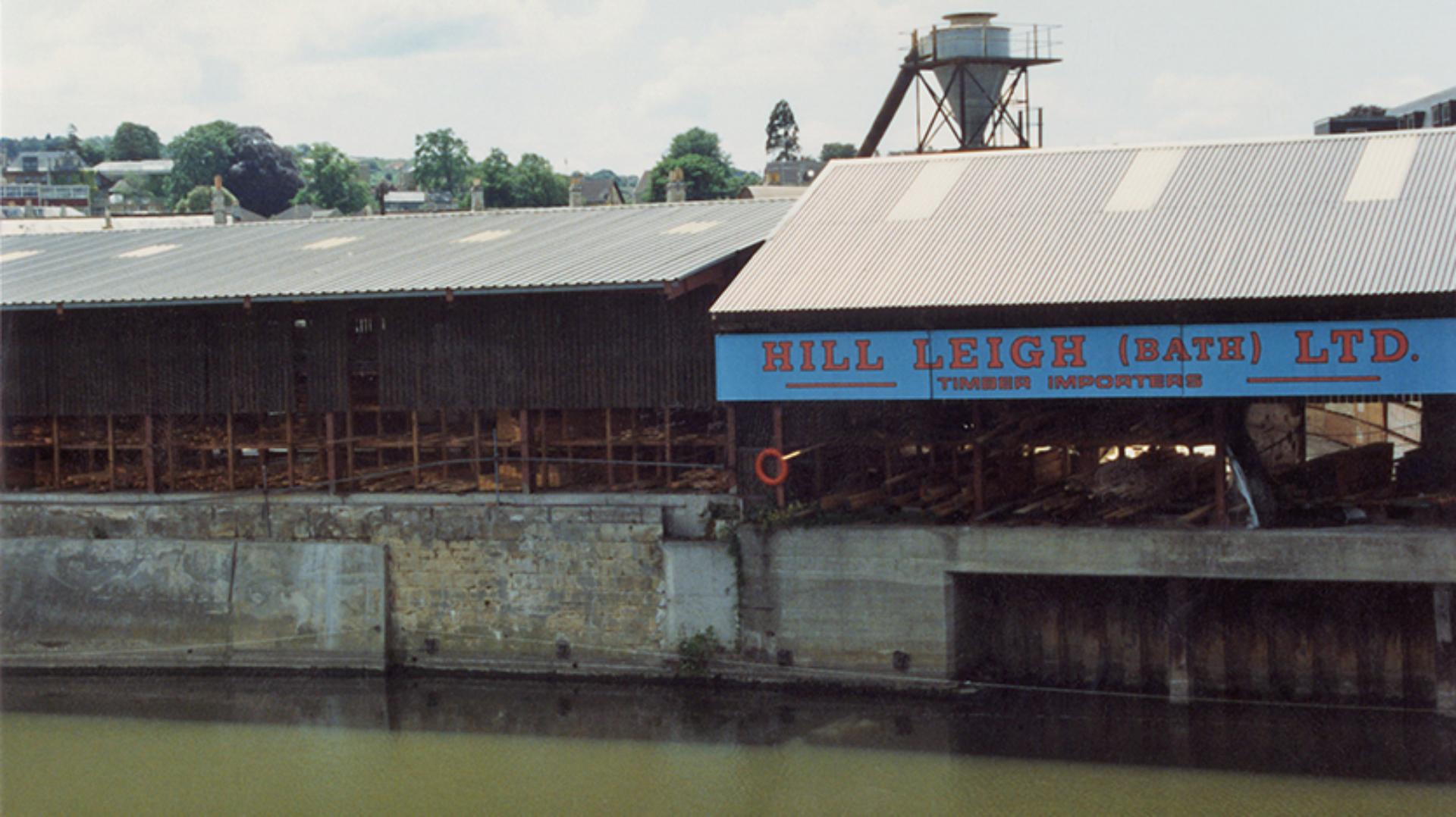 Outside view of Hill Leigh, timber merchant