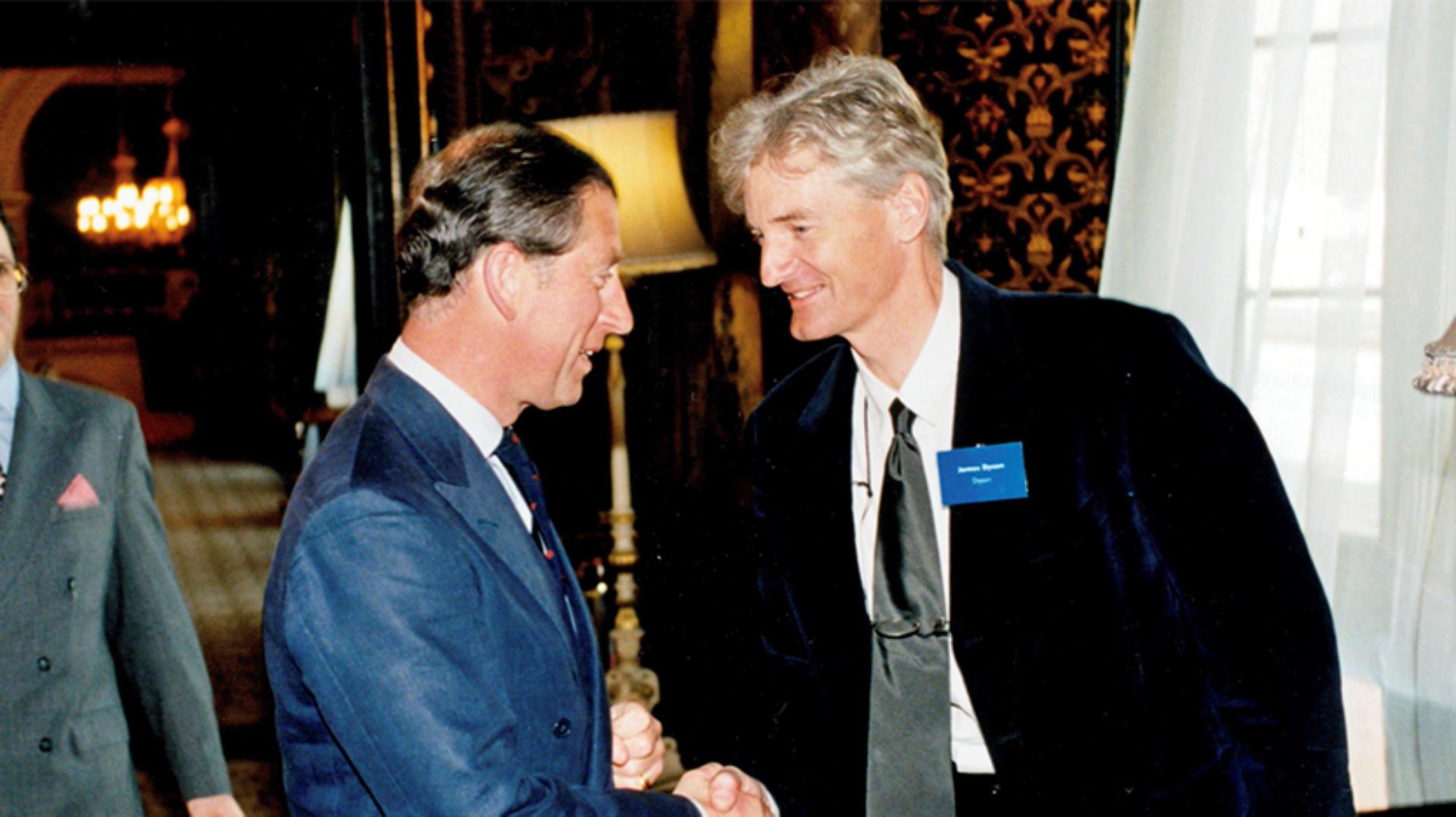 James Dyson meeting HRH Prince Charles