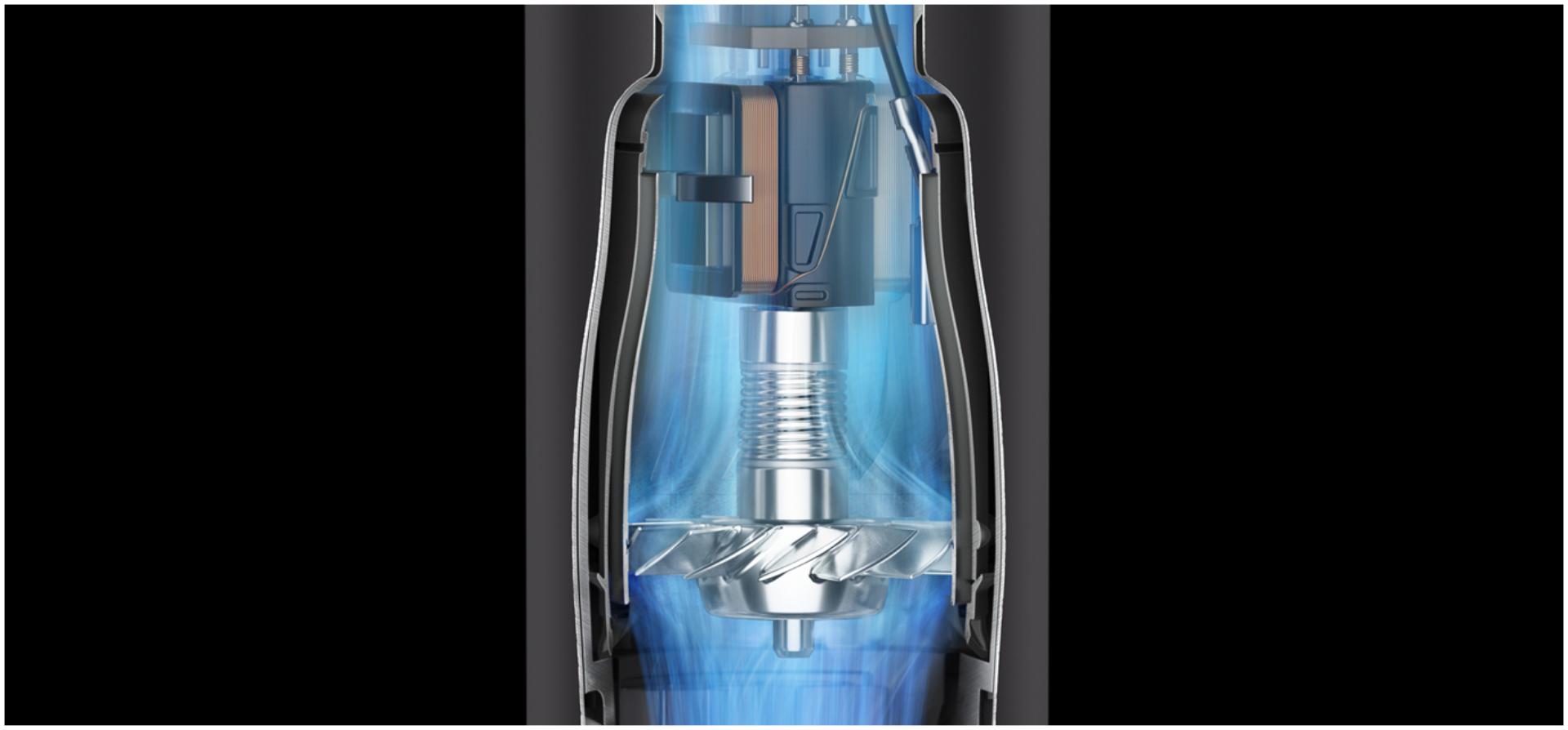 X-ray of the dyson digital motor V9