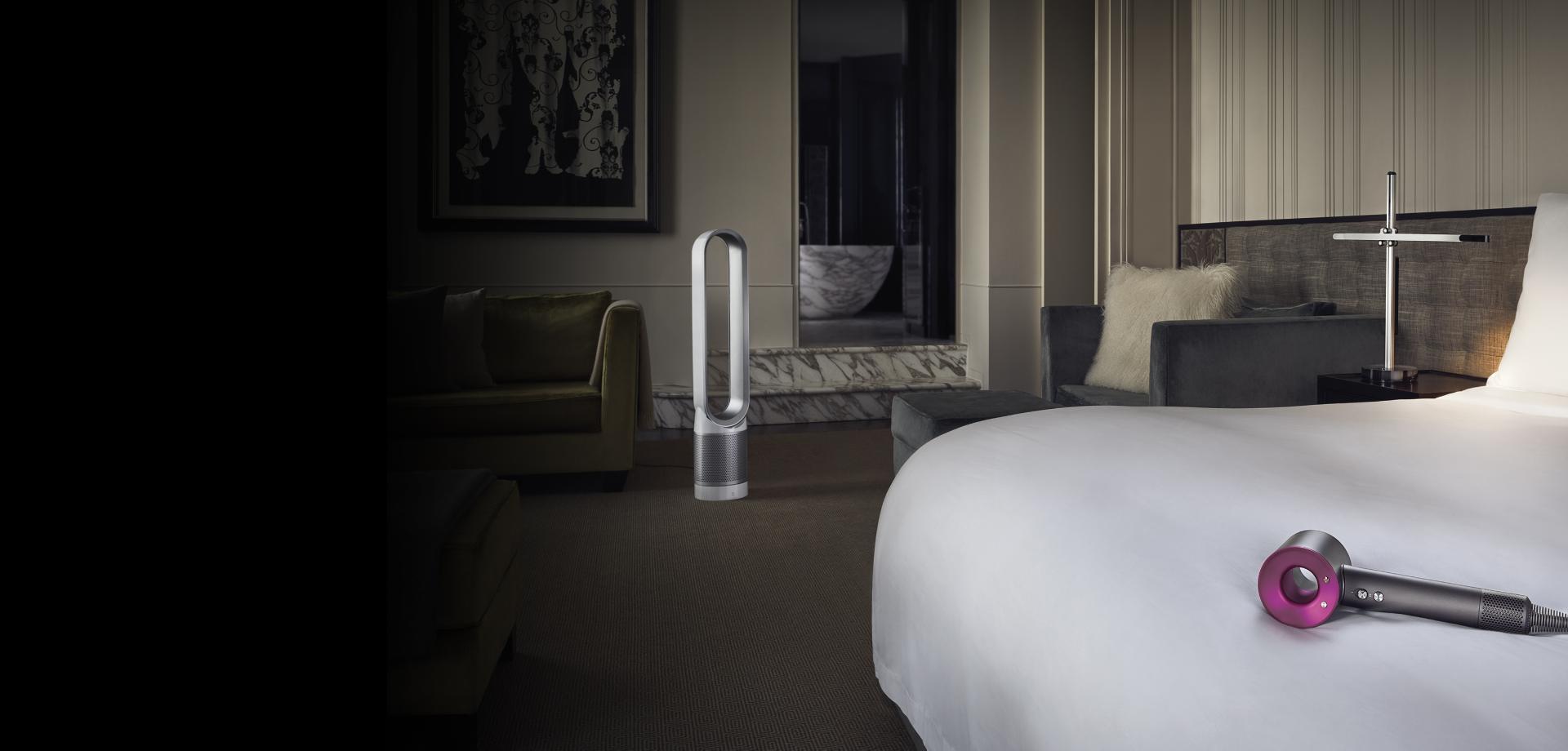 Dyson machines in hotel room