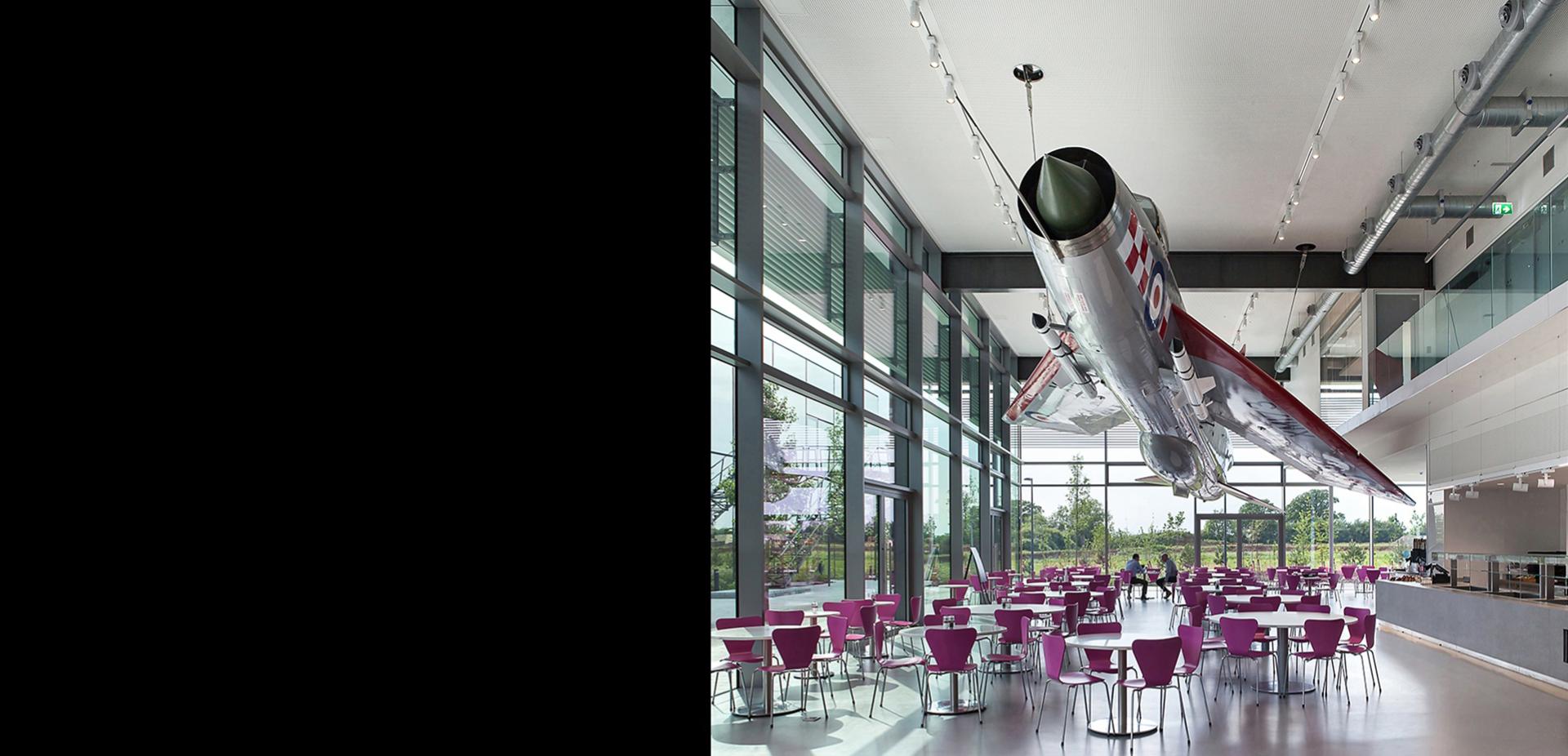 Dyson café with English Electric Lightning jet	