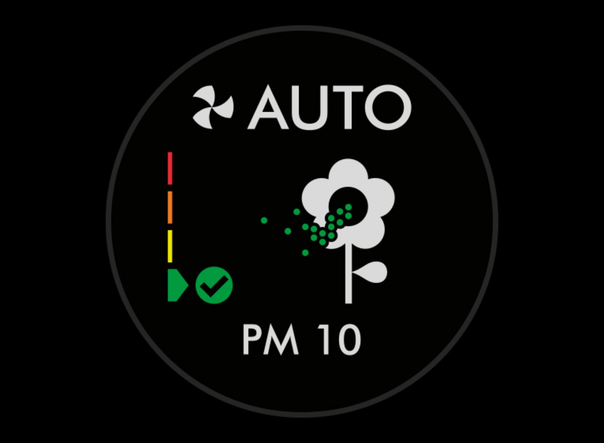 Pure Cool senses low levels of particles