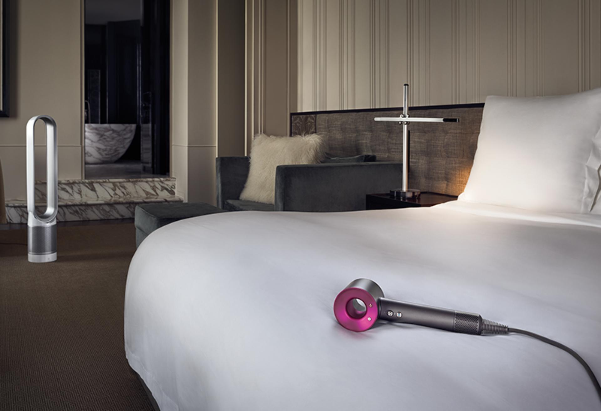 Dyson machines in hotel room