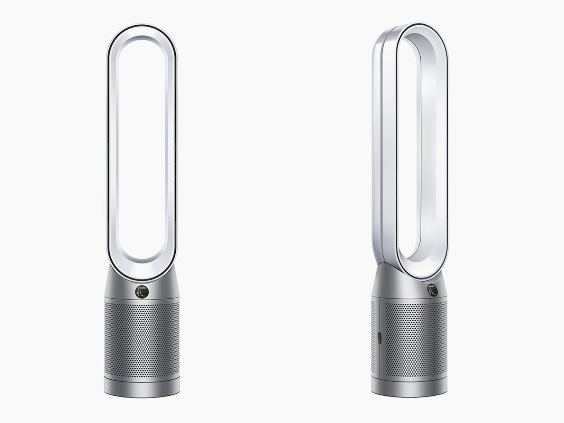 Different angles of the Dyson Purifier Cool purifying fan heater